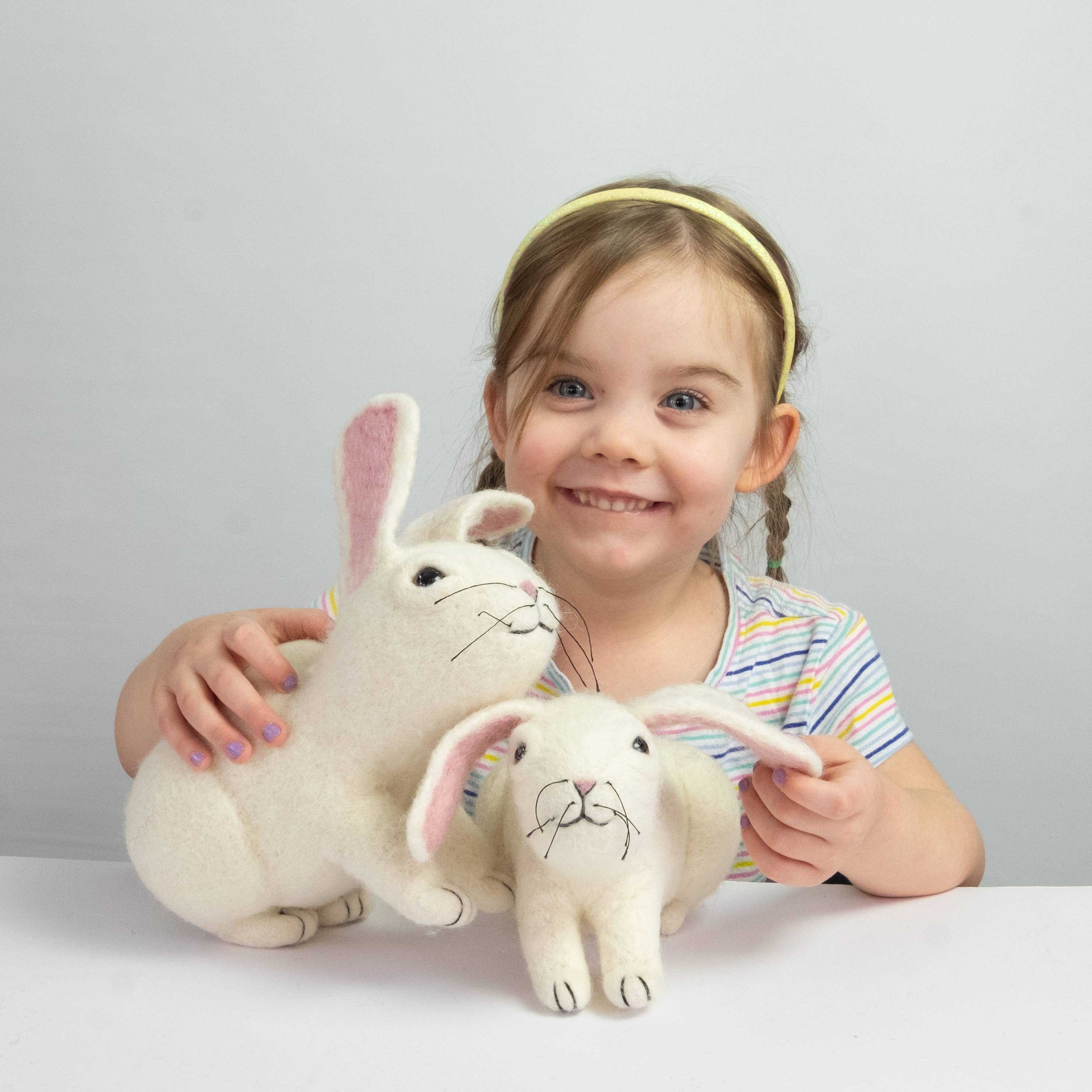 Toys - White Bunny Rabbit - Small and Large – Mandy Spring Farm Nursery ...