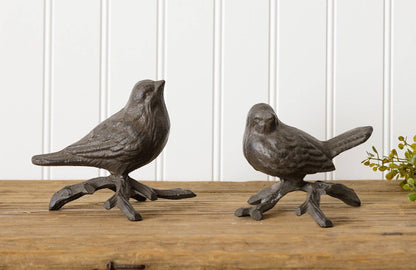 Wrought Iron Birds On Branches