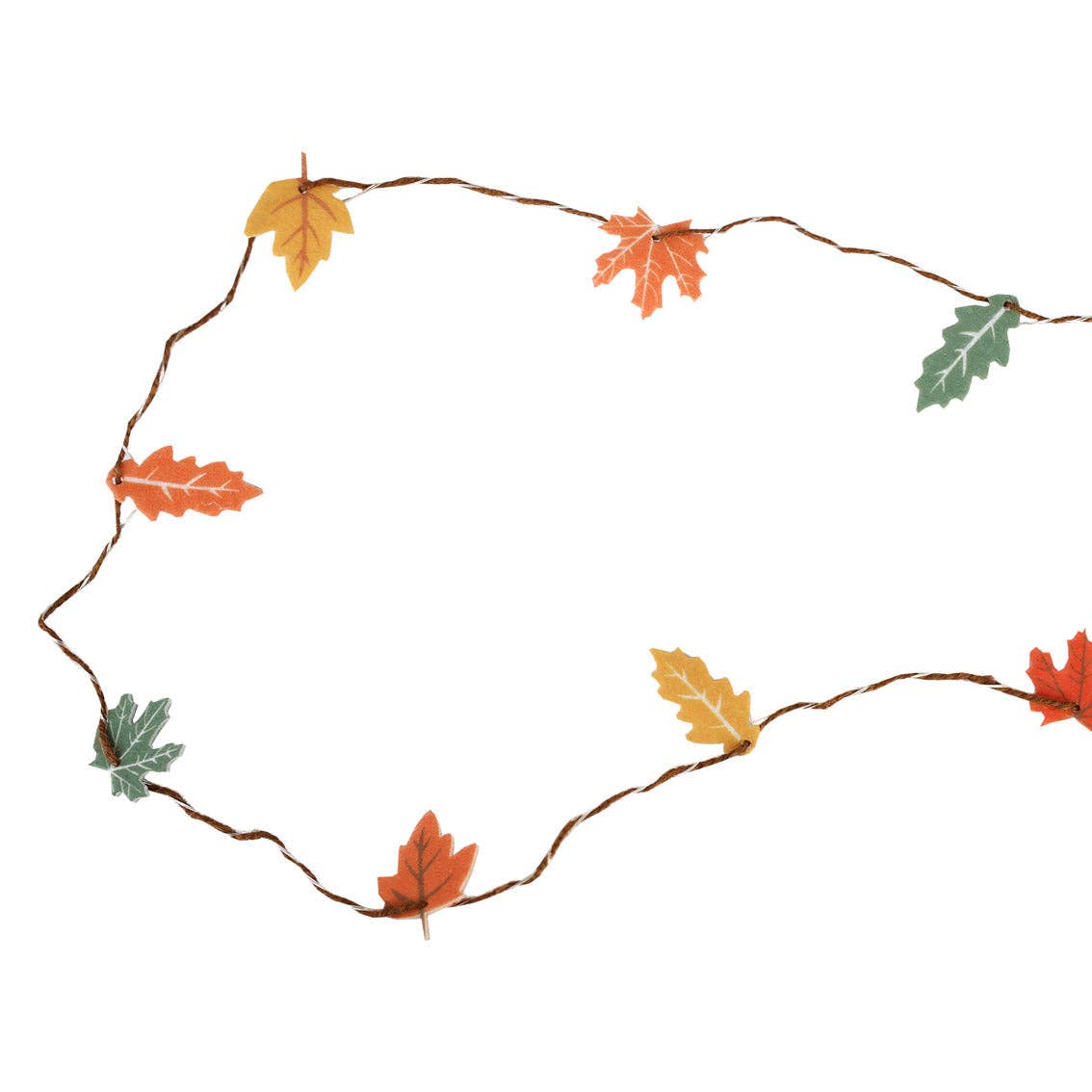 Fall Felt Leaf String Lights