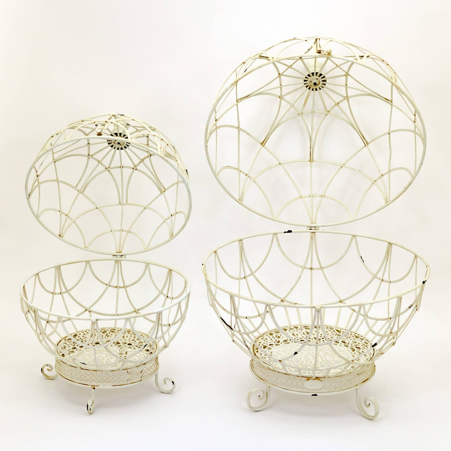Iron Globe Plant Stands