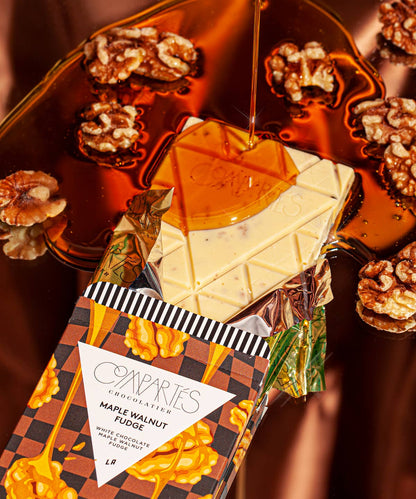 Maple Walnut FUDGE Gourmet Chocolate Bar