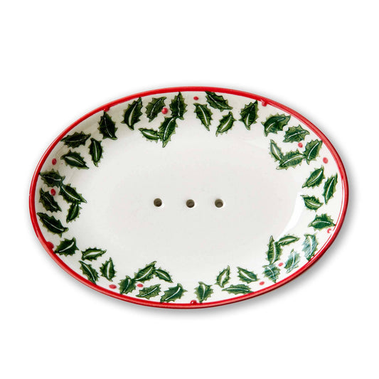 Tis The Season Soap Dish Multi Stoneware Christmas