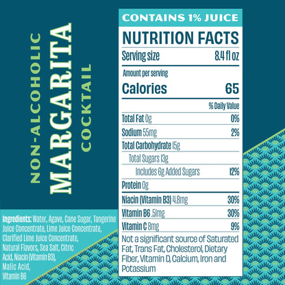 Free Spirits Margarita (4-Pack) | Non-Alcoholic Cocktail