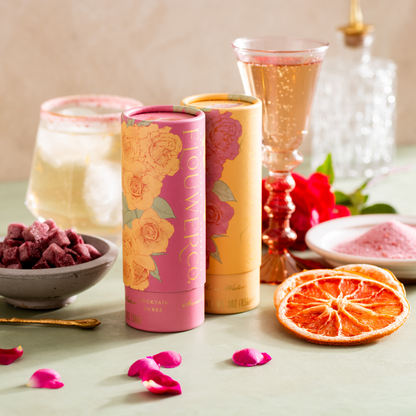 Floral-Infused Cocktail Cubes