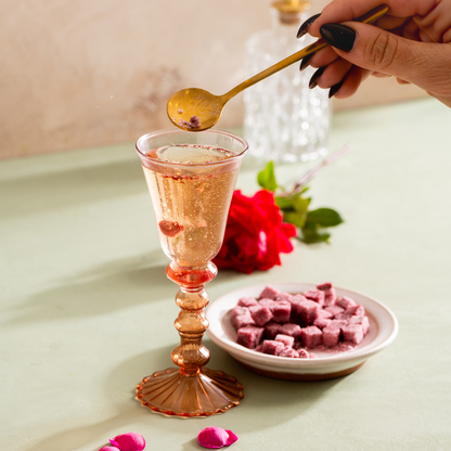 Floral-Infused Cocktail Cubes