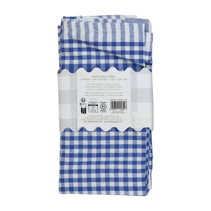 Blue Gingham Napkins