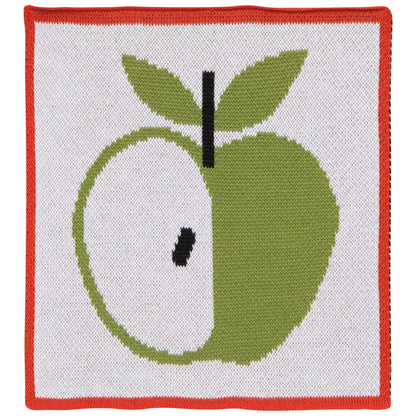 Apple a Day Knit Dishcloth Set of 3