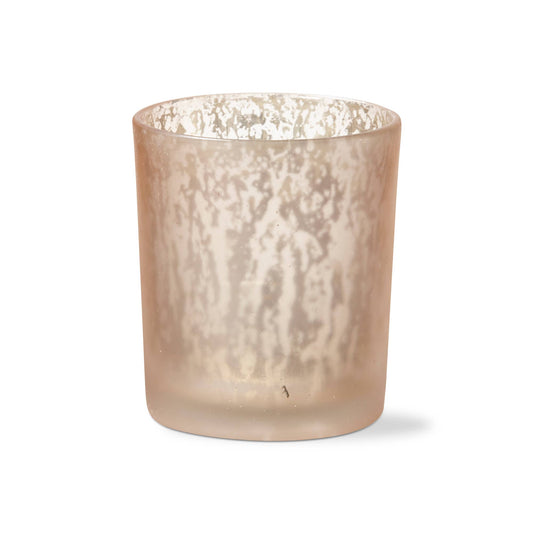 Illuminate Tealight Holder Blush Glass Christmas