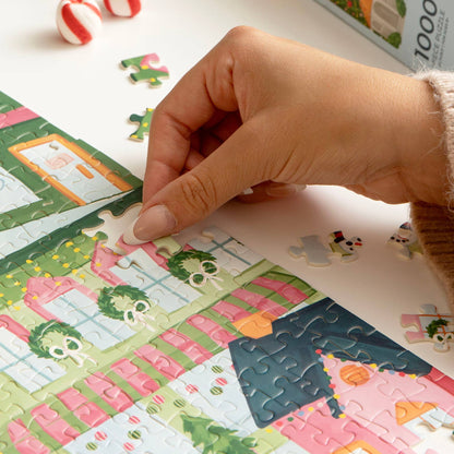 Christmas Village - 1000 Piece Holiday Jigsaw Puzzle