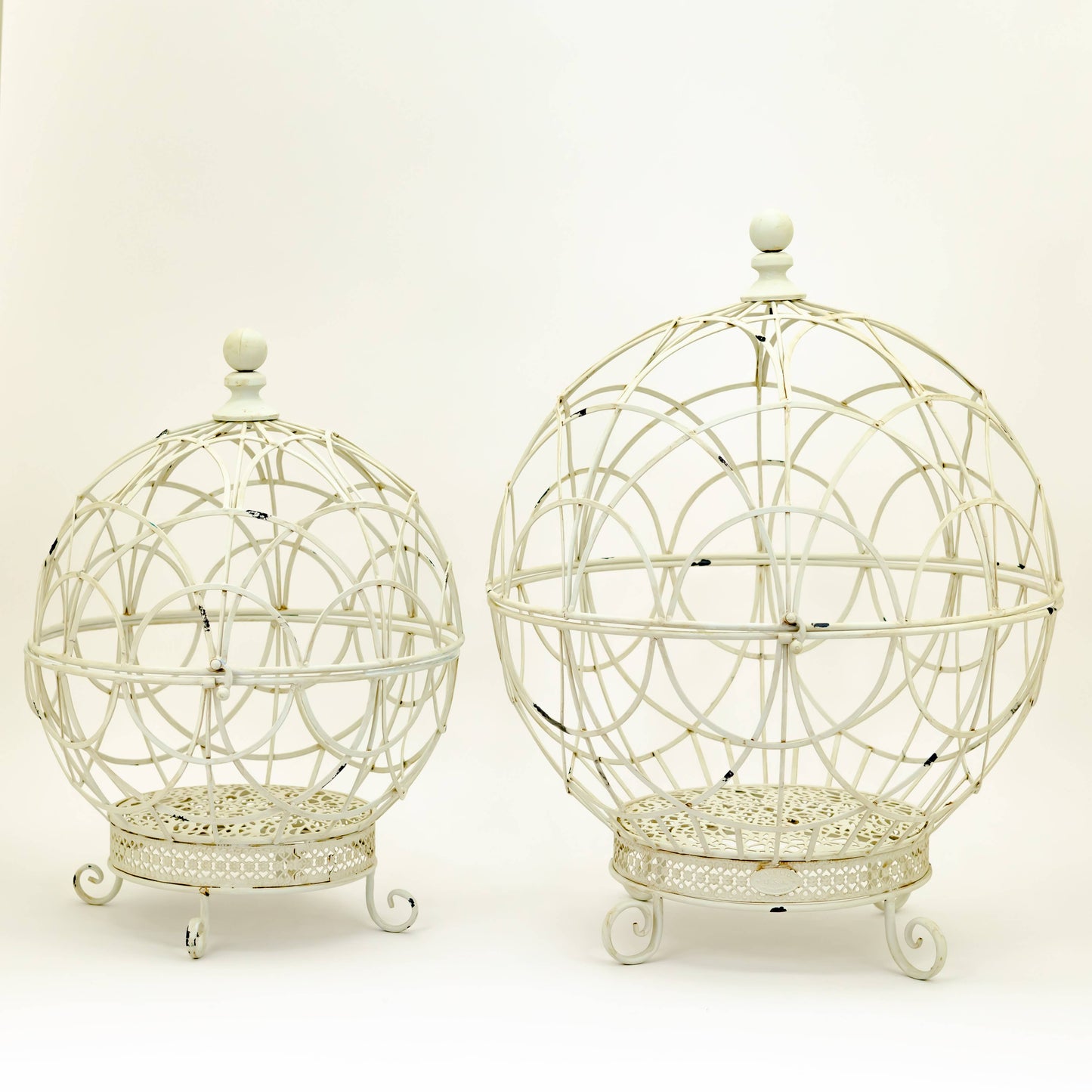 Iron Globe Plant Stands