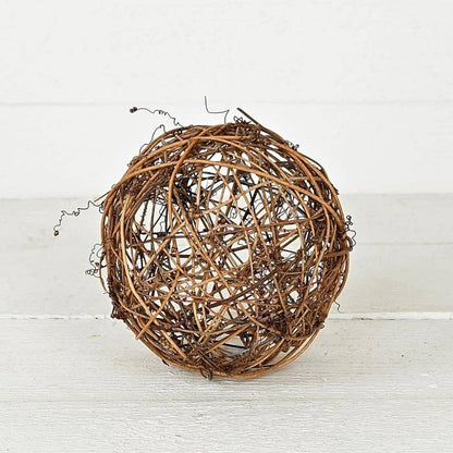 Grapevine Twig Ball-Brown 6"