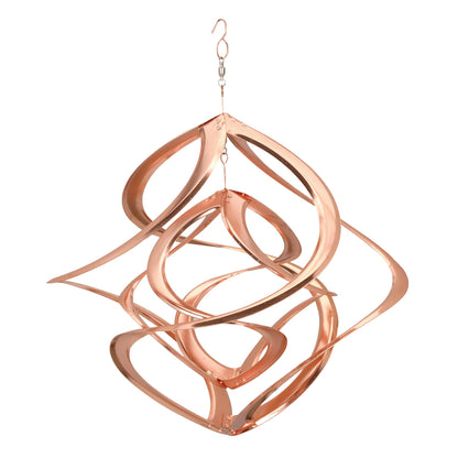 Copper Cosmix Double Helix Garden Spinner – 20”