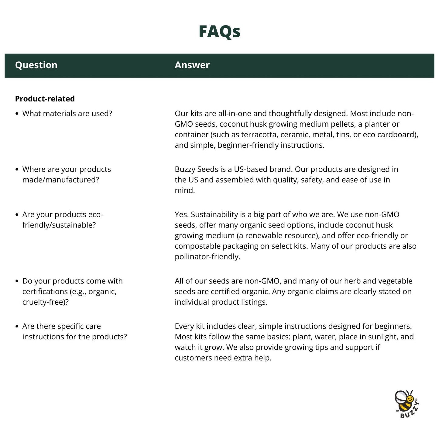 Mini Wildflower Seed Box – Flowers For You Gift Set (4)