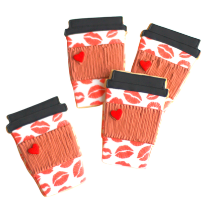 Tall Coffee Cup Cookies