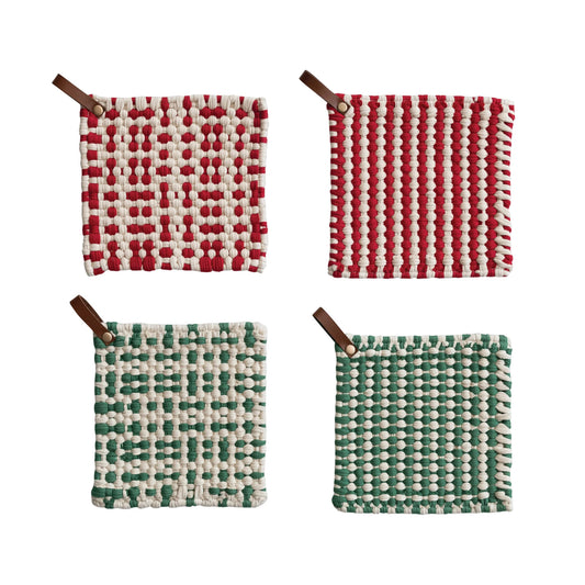 Crocheted Cotton Pot Holder