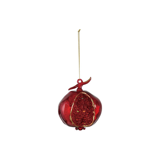 Glass Pomegranate Ornament