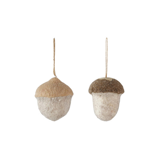 Felt Acorn Ornament