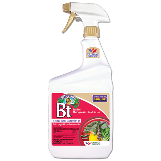 BONIDE Bt. Thuricide Liquid  - Controls Worms and Caterpillars RTU