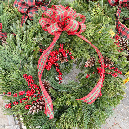 Mixed Greens Wreath (PRE-ORDER)