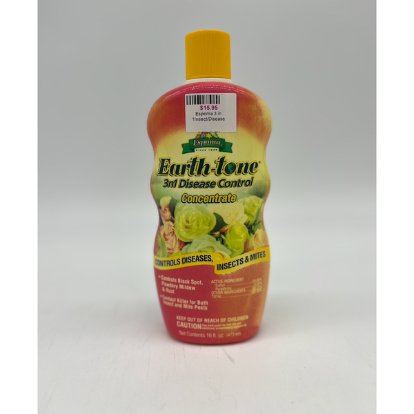 espoma earth-tone insecticidal soap Espoma Earth Tone 3 in1 Disease Control Concentrate – Mandy Spring Farm  Nursery, Inc