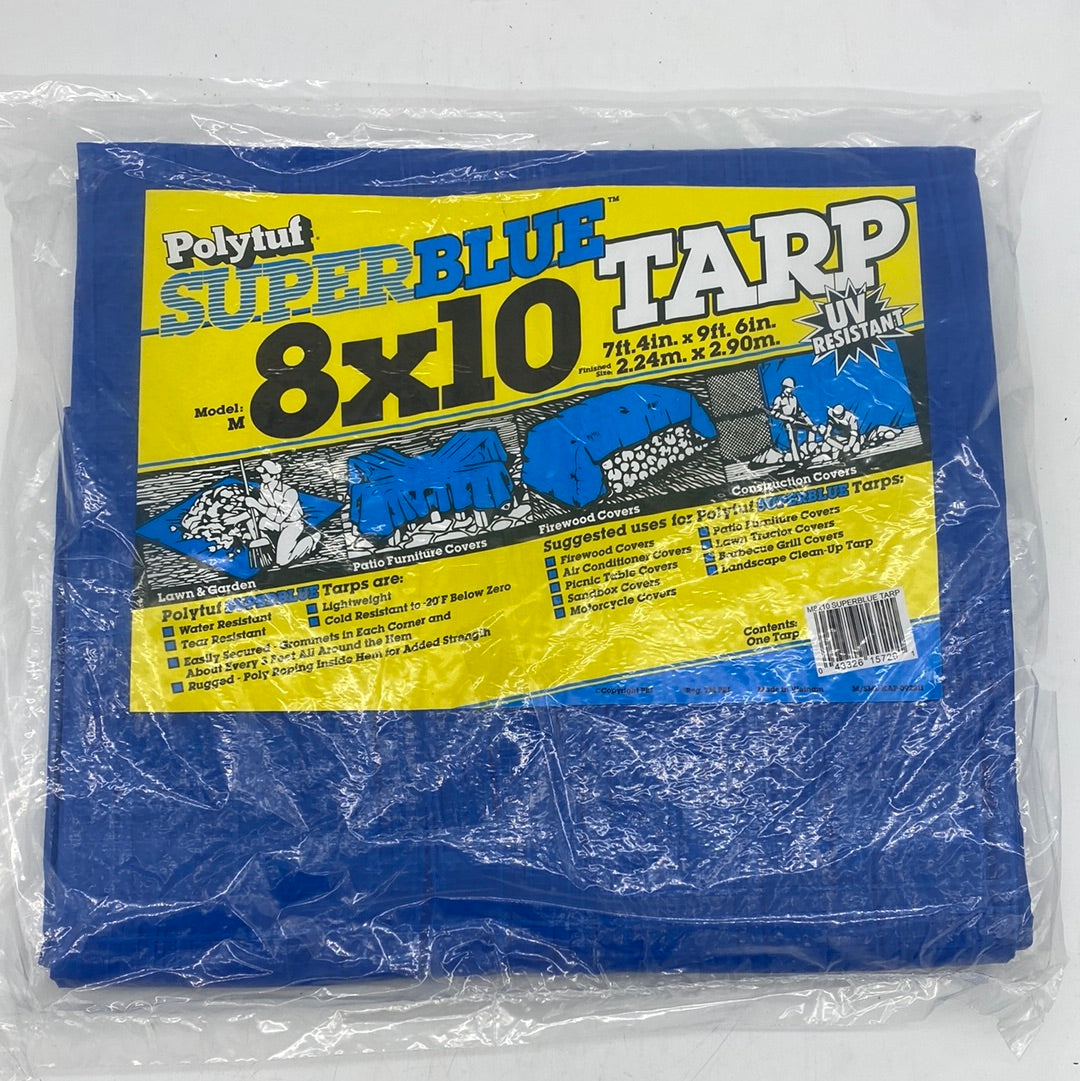 Superblue Tarps (2.3oz)8x10 / Blue