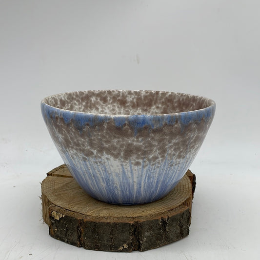 Blue Glazed Pottery Bowl