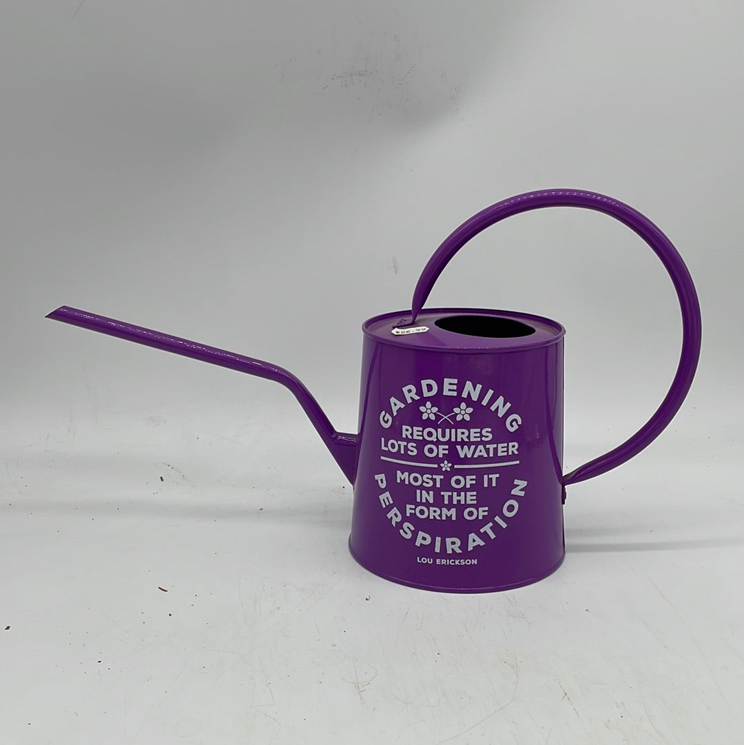 Panacea Tin Watering Can w Graphics